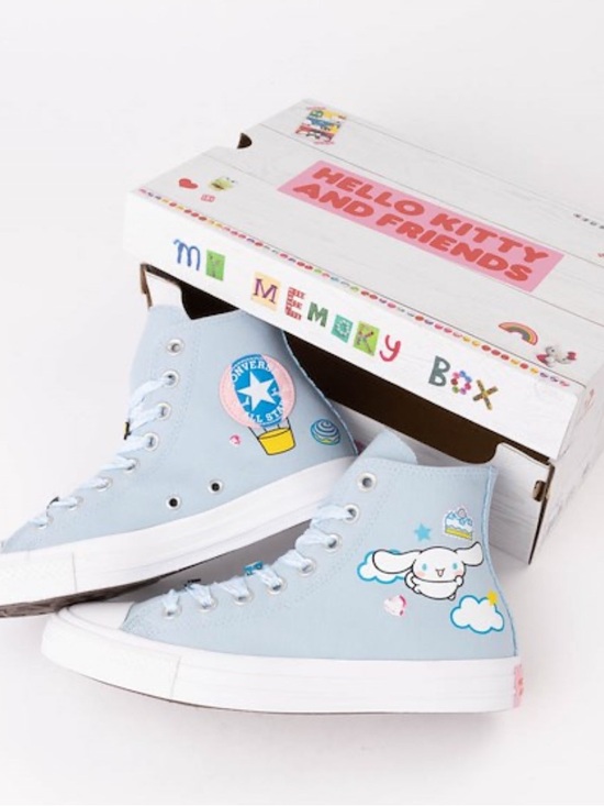 Converse Shoes - Converse x Sanrio Light Blue High Top Sneakers